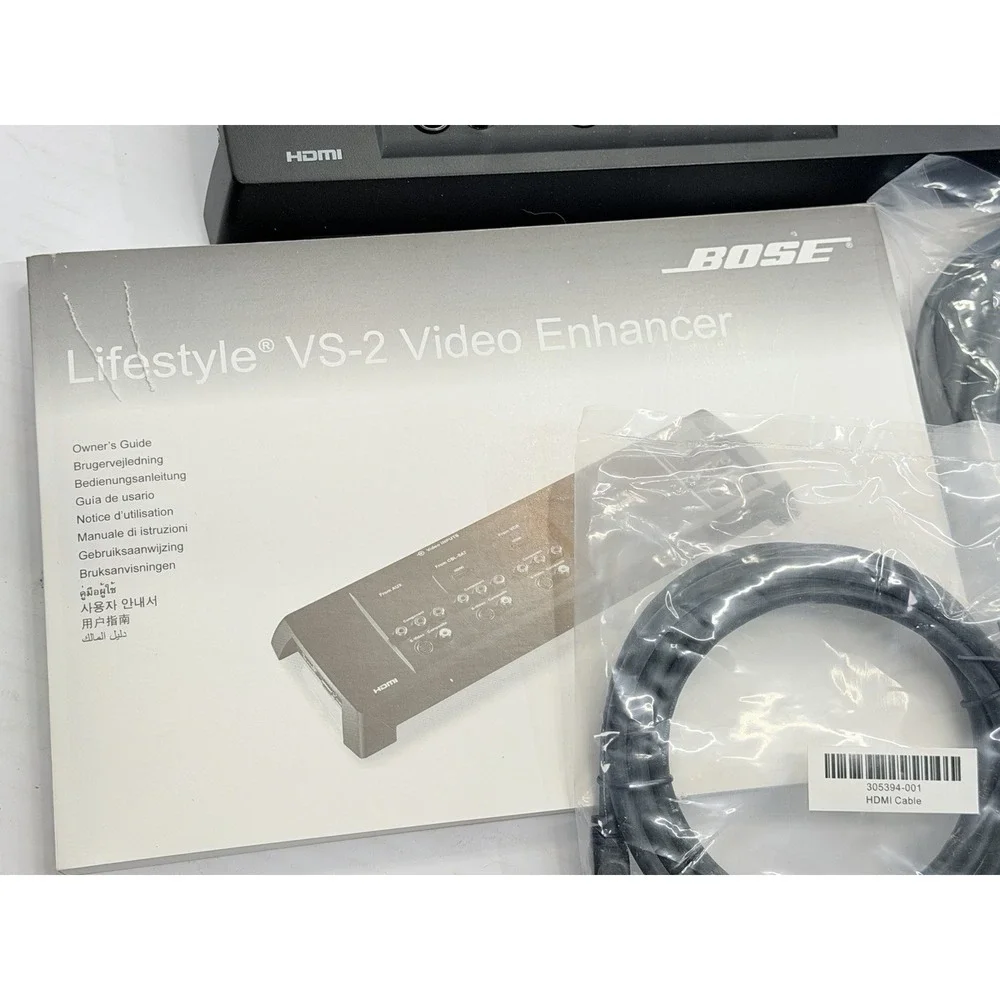 Bose Lifestyle VS-2 Video Enhancer HDMI Upscaler AM298521 w/ Box Manual Cables